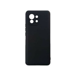 Silicone Case with Camera Shield for Xiaomi Mi 11 Lite Black Silicone Case with Camera Shield for Xiaomi Mi 11 Lite Black